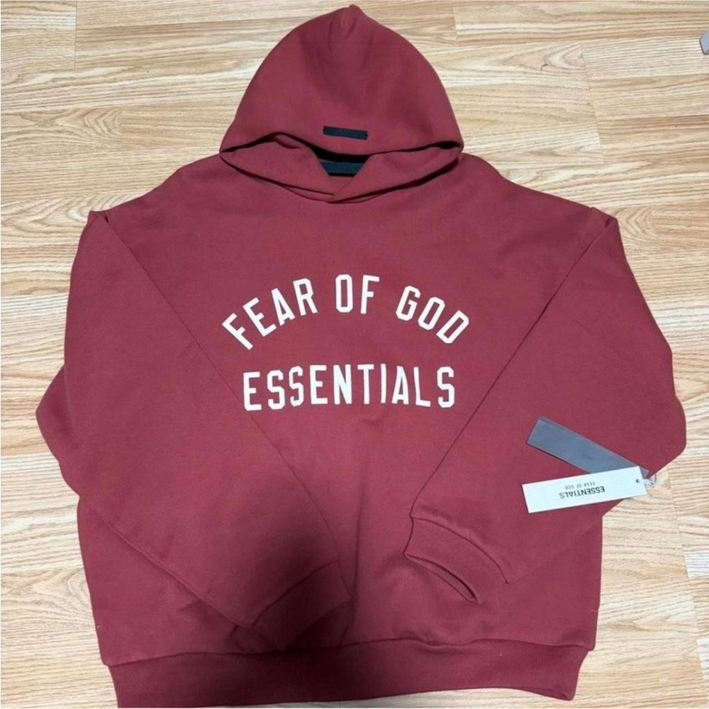 Essentials Brick Red Hoodie